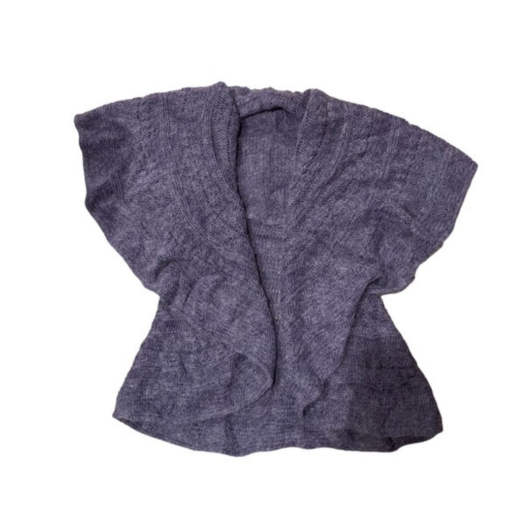 Valerie Bertinelli wool blend cardigan sleeveless sweater